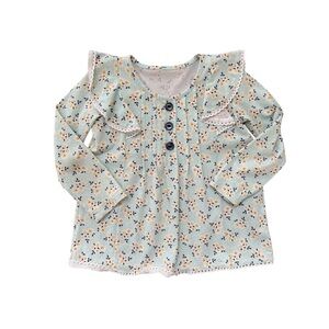 Serendipity Shrimp and Grits Floral Blouse 4-5